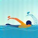 Swim stroke analysis icon